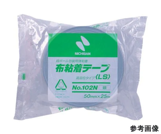 68-4973-02 Cloth Adhesive Tape 102 N Silver 50 mm x 25 m 102N10-50