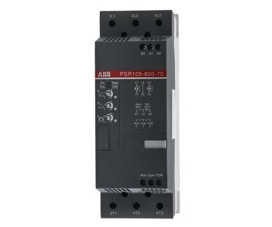 63-7716-59 ABB 105 A Soft Starter PSR Series, IP10, IP20, 55 kW, 208 → 600 V 1SFA896115R7000