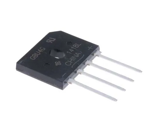 63-7729-68　Vishay GBU4G-E3/51, Bridge Rectifier, 4A 400V, 4-Pin GBU　GBU4G-E3/51