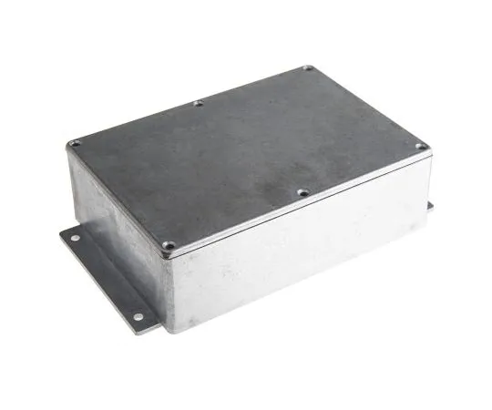 63-7604-66 RS PRO Die Cast Aluminium Enclosure, Shielded, Flanged, 201.7 x 121.2 x 55.3mm 517-3771
