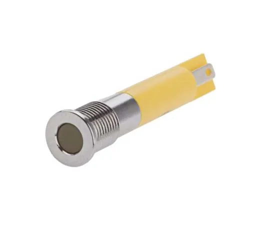 63-7708-48 RS PRO Yellow Indicator, 24 V dc, 8mm Mounting Hole Size, Solder Tab Termination, IP67 700-1687
