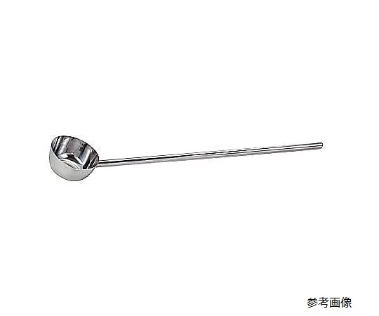 67-2418-34 18-8 Ladle with Spout (Handle Whole Circumference Welding) Handle Length 1000 mm Approx. 2.3 L SH-659M