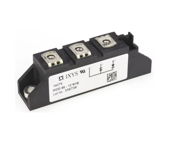 63-7666-18 IXYS 1200V 120A, Dual Diode, 7-Pin TO-240AA MDD95-12N1B MDD95-12N1B