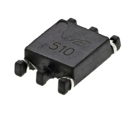 63-7593-18 Wurth WE-SL3 Series Wire-wound SMD Inductor with a Ferrite Core, 51 μH -30 → +50% Dual 500mA Idc 744252510