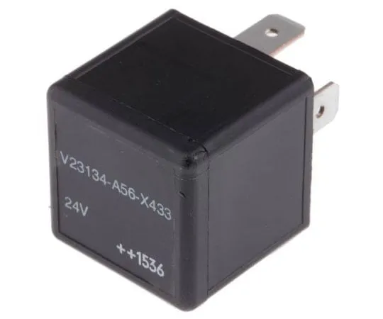 63-7697-72　TE ConnectivityF4 SPDT Automotive Relay Plug In, 24V dc Coil, 40A　V23134A0056X433 1-1414168-0