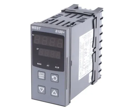 63-7573-50 West Instruments P8100 PID Temperature Controller, 96 x 48 (1/8 DIN)mm, 1 Output Linear, 100 V ac, 240 V ac Supply P8100-2700-0000