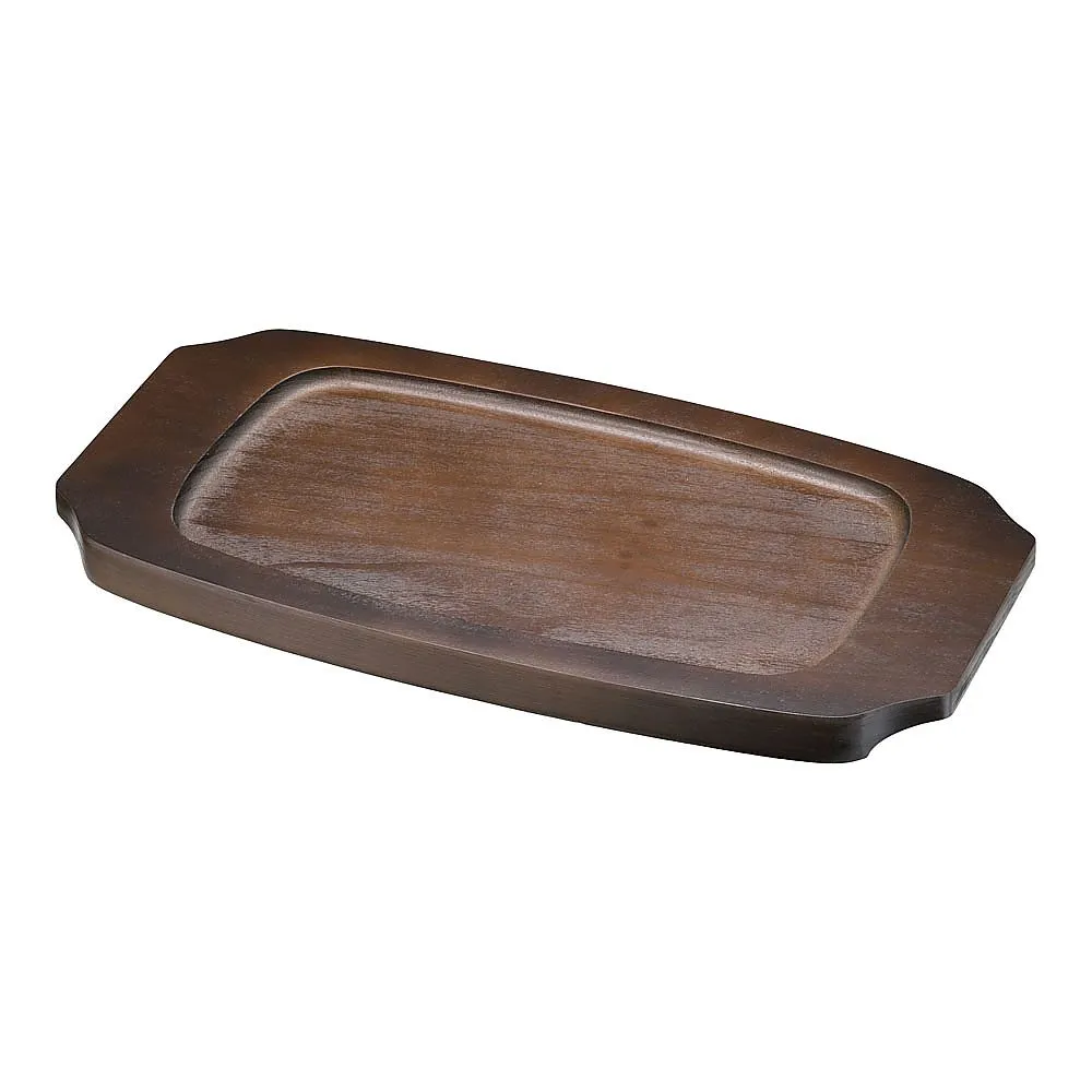 62-6822-19 Shenvald Square Gratin Dish Dedicated Wooden Base 1011-27