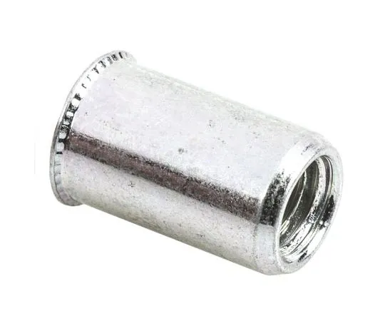 63-7645-74　POP Galvanised, M5 Steel Threaded Insert, 7.8mm diameter 7.2mm Depth 12mm　PSZROX-0520-500