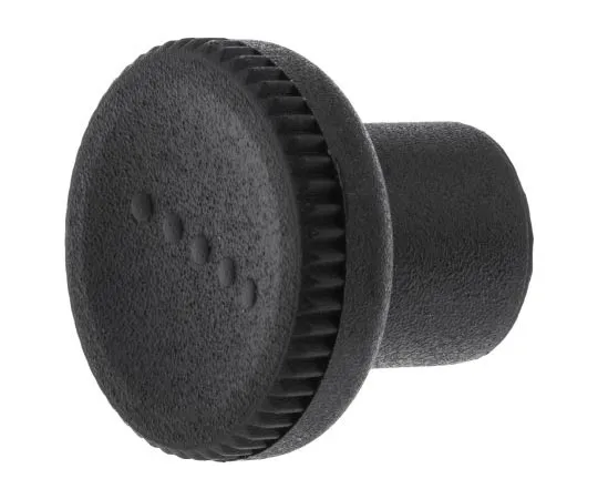 63-7550-87 RS PRO Black Polymer Knob, M4 x 10 448-8820