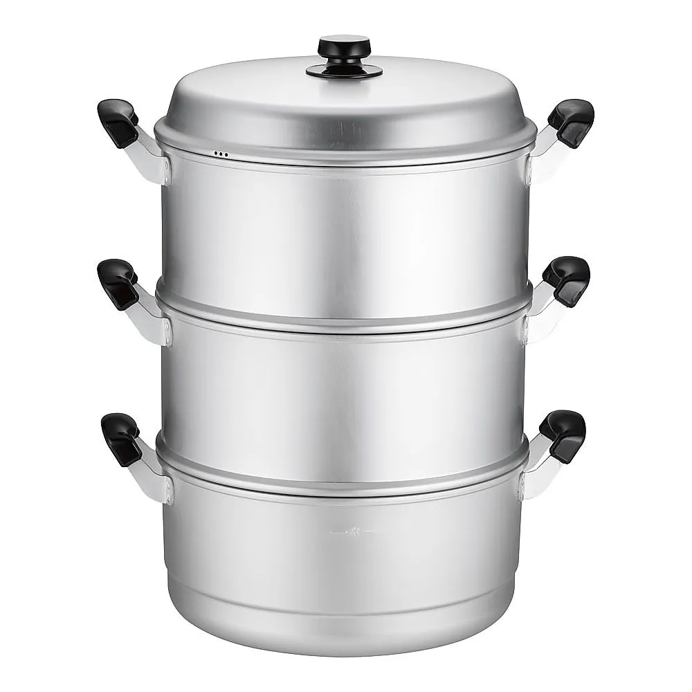 63-5694-48 Alumite Steam Cooker 33 cm Double ASTO903