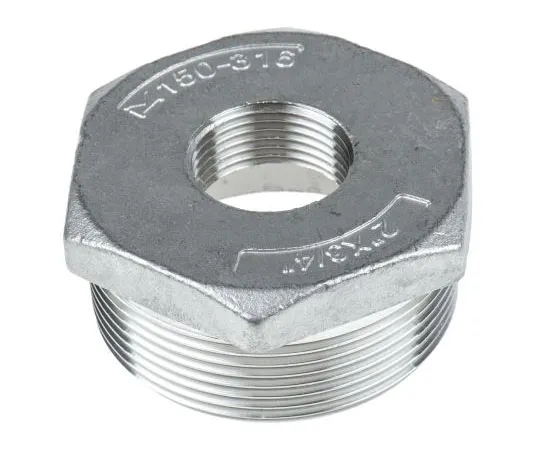 63-7592-40 RS PRO Stainless Steel Hexagon Bush 2in R(T) Male x 3/4in G(P) Female 1.32in 499-3625