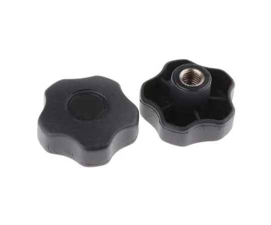 63-7715-17 RS PRO Black Thermoplastic Knob, M12 x 18 702-7670
