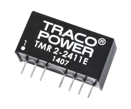 63-7724-56 TRACOPOWER TMR 2E 2W Isolated DC-DC Converter Through Hole, Voltage in 18 → 36 V dc, Voltage out 5V dc TMR 2-2411E