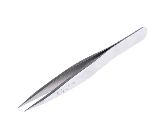 63-7552-17 Erem by Weller 120 mm, Anti-Magnetic Stainless Steel, Straight; Pointed, Anti-Acid Tweezers OOSASL
