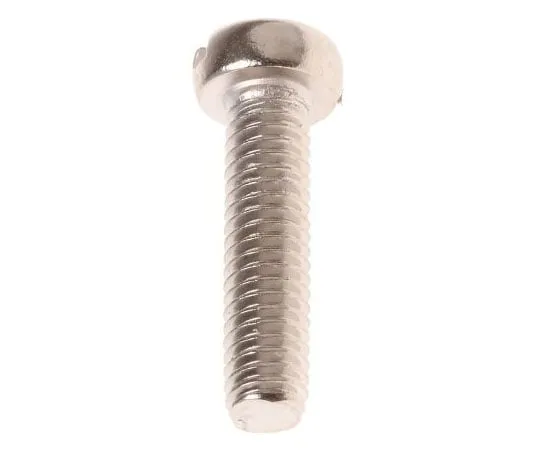 63-7575-05 RS, M4 Cheese Head, 16mm Brass Slot Nickel Plated0.7 482-9861