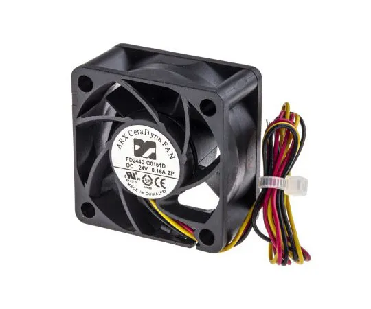 63-7583-98 ARX CeraDyna Series Axial Fan, 40 x 40 x 20mm, 21.6m³/h, 3.12W, 24 V dc FD2440-C0151D2AL