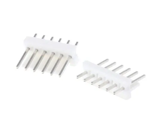 63-7616-70 TE Connectivity MTA-100, 6 Way, 1 Row, Straight PCB Header 640454-6