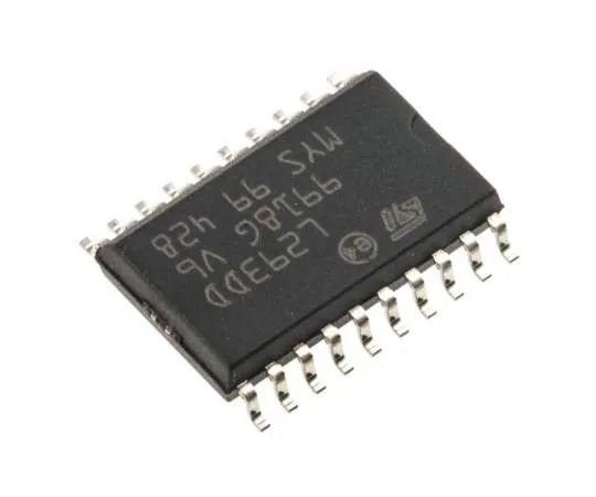 63-7744-68　STMicroelectronics L293DD,  Brushed Motor Driver IC, 36 V 0.6A 20-Pin, SOIC　L293DD