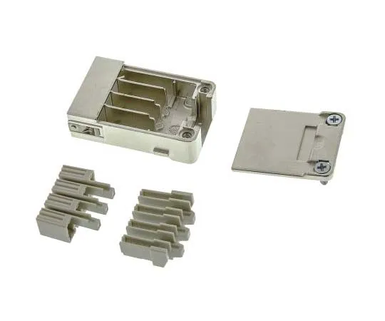 63-7711-20　Han-Modular Series Male Module, 8 Way, 2 Row, Han GigaBit　9140083011