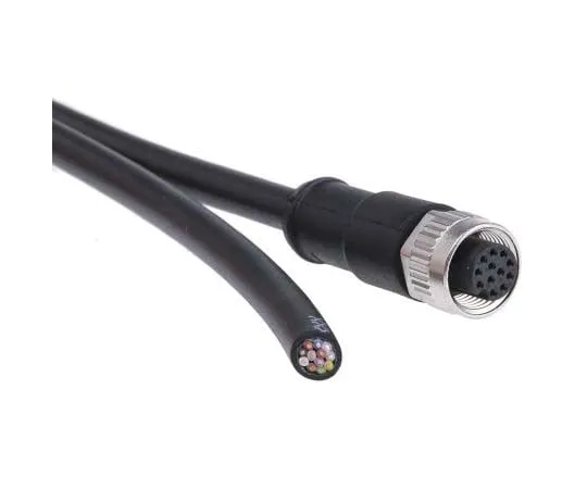 63-7720-80 Binder Female Cable for *** with M12 Sensor Connectors, 30 V 79-3490-32-12