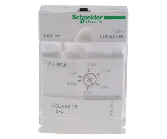 63-7586-47 Schneider Electric U-Line Advanced Motor Starter 1.5 kW Rating, 24 V dc LUCB05BL