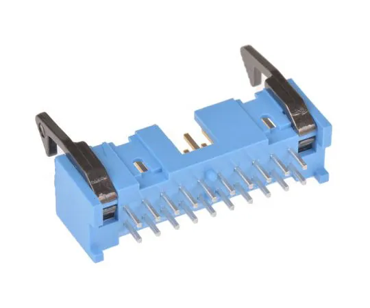 63-7678-55　TE Connectivity AMP-LATCH, 20 Way, 2 Row, Straight PCB Header　2-1761608-7