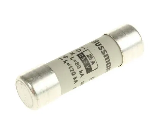 63-7717-41 Cooper Bussmann, 25A Ceramic Cartridge F***, 14 x 51mm C14G25