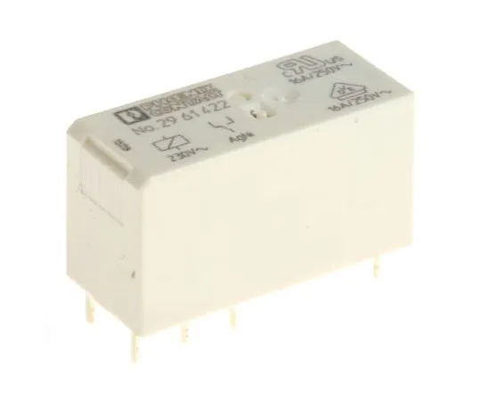 63-7596-13 Phoenix ContactREL-MR-230AC/21HC SPDT Non-Latching Relay PCB Mount, 230V ac Coil, 16A 2961422