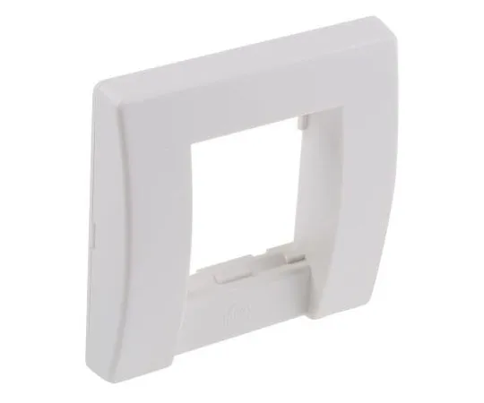 63-7566-91 Molex Premise Networks Angled Cat6 1 Way RJ45 Face Plate WGB-00001-02 SINGLE
