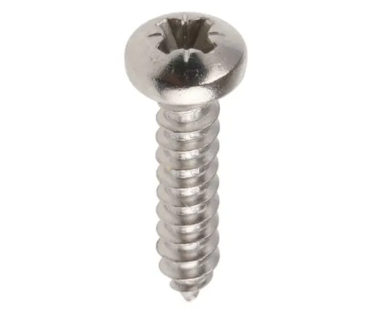 63-7608-81 RS Pro Plain Stainless Steel Self Tapping Screw N°4 x 1/2in Long 13mm Long 522-1410