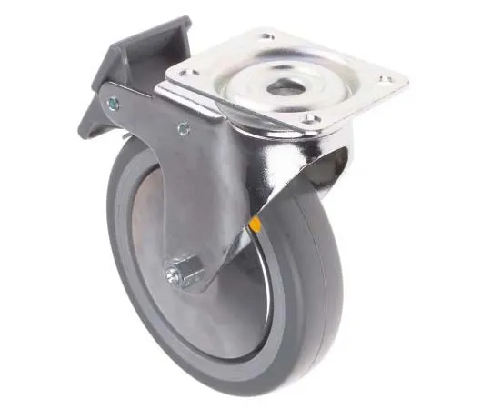 63-7742-62　RS PRO Braked Swivel Swivel Castor, 60kg Load Capacity, 100mm Wheel Diameter　712-4872