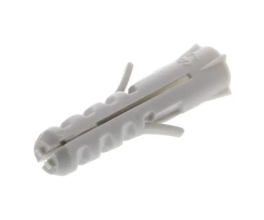 63-7577-52 Fischer Fixings Nylon Wall Plug 56106, fixing hole diameter 7mm, length 30mm 56106