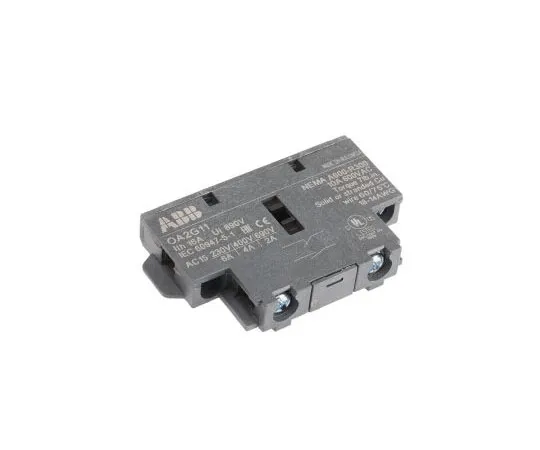 63-7593-11　ABB Auxiliary Contact Block, For Use With OT Series　OA2G11