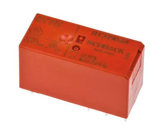 63-7679-29 TE ConnectivityRT1 SPDT Non-Latching Relay PCB Mount, 24V dc Coil, 16A RT315024