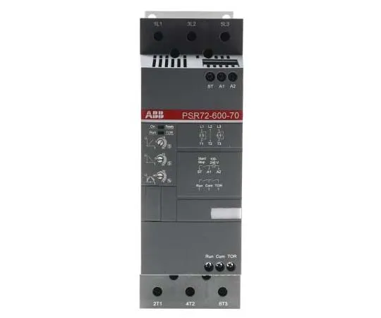 63-7716-56 ABB 72 A Soft Starter PSR Series, IP10, IP20, 37 kW, 208 → 600 V 1SFA896113R7000