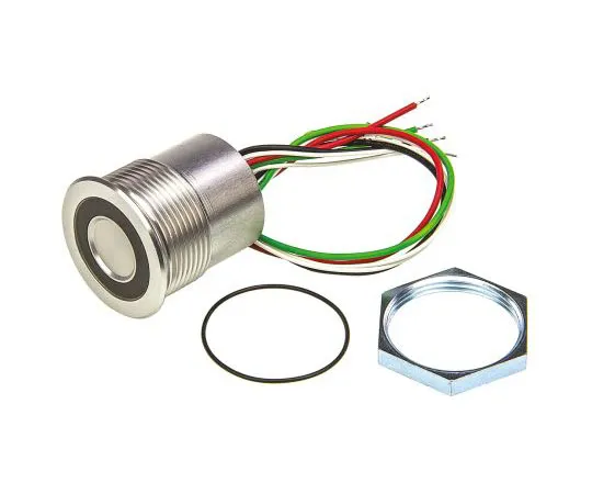63-7630-08 Through Hole Piezo Switch, , IP67, 100 mA @ 24 V dc, Single Pole Single Throw (SPST), -40 → +85°C 1241.3012