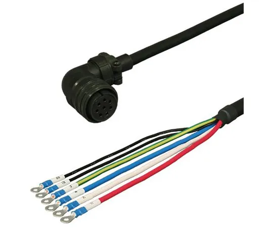 69-5266-66　Mitsubishi Electric Power Cable 5 m Movable Angle Plug with Electromagnetic Brake DSVPWS1L-12BM-005-E　DSVPWS1L-12BM-005-E