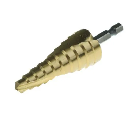63-7726-65 Dewalt HSS 14 → 25mm Step Drill Bit, 9 Steps, 25mm Max Drilling Thickness DT5030-QZ