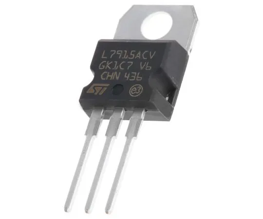 63-7693-43 STMicroelectronics, -15 V Linear Voltage Regulator, 1.5A, 1-Channel Negative, ±2% 3-Pin, TO-220 L7915ACV L7915ACV