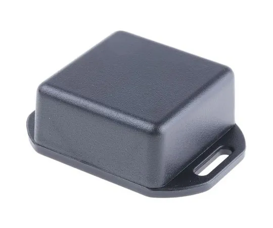 63-7603-30 Hammond 1551, ABS Enclosure, IP54, Flanged, 40 x 40 x 20mm 1551PFLBK