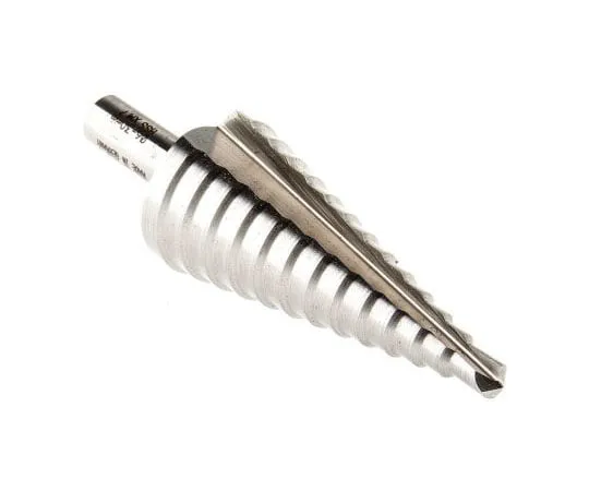 63-7597-46 EXACT HSS 6 → 30mm Step Drill Bit, 13 Steps, 4mm Max Drilling Thickness 5329