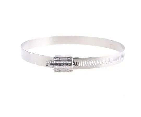 63-7586-98 HI-TORQUE Stainless Steel Slotted Hex Worm Drive, 16mm Band Width, 130mm - 160mm Inside Diameter HTM160P