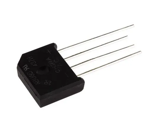 63-7649-32 Vishay KBU6D-E4, Bridge Rectifier, 6A 200V, 4-Pin KBU KBU6D-E4
