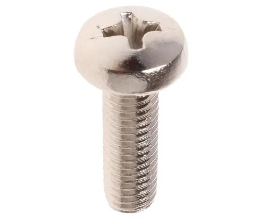 63-7575-18 RS Pro, M5 Pan Head, 16mm Brass Pozidriv Nickel Plated0.8 483-0265