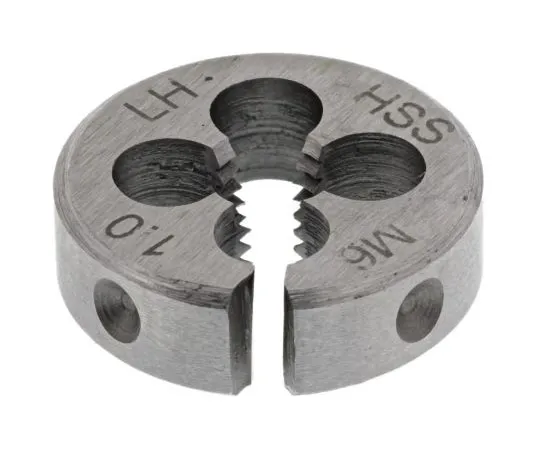 63-7664-65 RS PRO Left Hand Thread Die, M6 x 1mm Pitch, 20.63mm od 668-0750