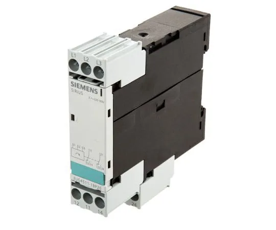 63-7605-61 Siemens Phase Monitoring Relay With DPDT Contacts, 320 → 500 V ac, 3 Phase 3UG4511-1BP20