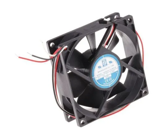 63-7641-64 RS PRO Axial Fan, 80 x 80 x 25mm, 40cfm, 2.9W, 12 V dc 619-7116
