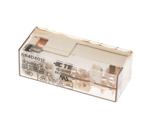 63-7615-09 TE ConnectivitySR4 DPDT Non-Latching Relay PCB Mount, 12V dc Coil, 8A SR4D4012 1415055-1