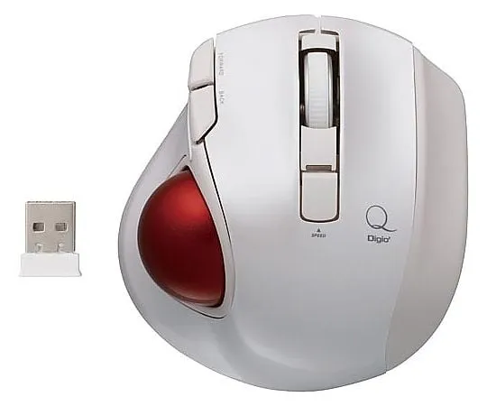 65-0415-70 Wireless Track Ball MUS-TRLF132 White MUS-TRLF132W