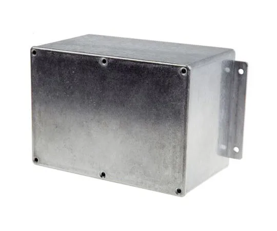 63-7604-79 RS PRO Die Cast Aluminium Enclosure, IP65, Shielded, Flanged, 201.7 x 121.2 x 105.4mm 517-4156